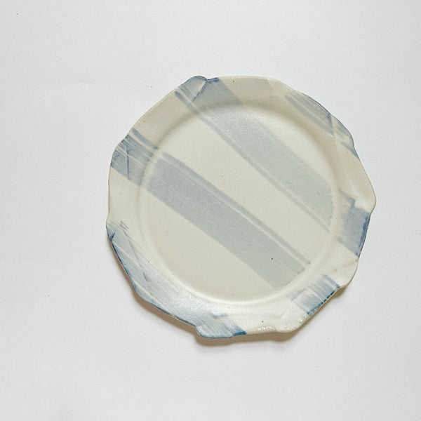 mondocherry - Clay Beehive | ceramic plate | stripes 2 | 14cm
