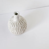 mondocherry - Clay Beehive | ceramic speckled vase 19 - top