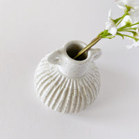 Clay Beehive | ceramic speckled vase 1 - top