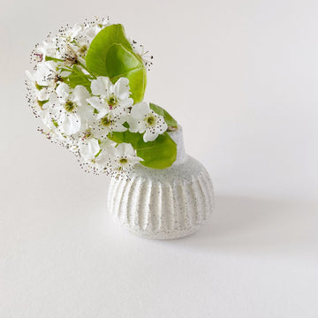 Clay Beehive | ceramic speckled vase 5