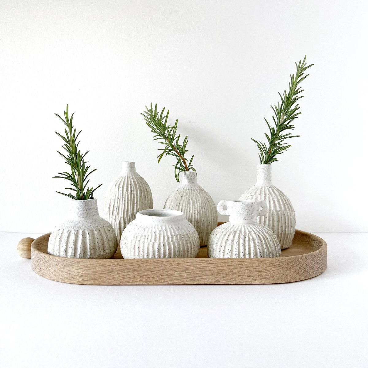 Clay Beehive | ceramic speckled vase collection - tray