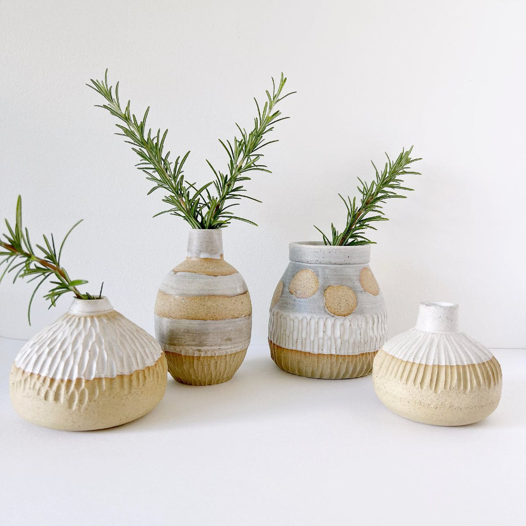 mondocherry - Clay Beehive | ceramic speckled vase collection