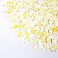 mondocherry - juju hat paper feather artwork - "cockatoo" - closeup