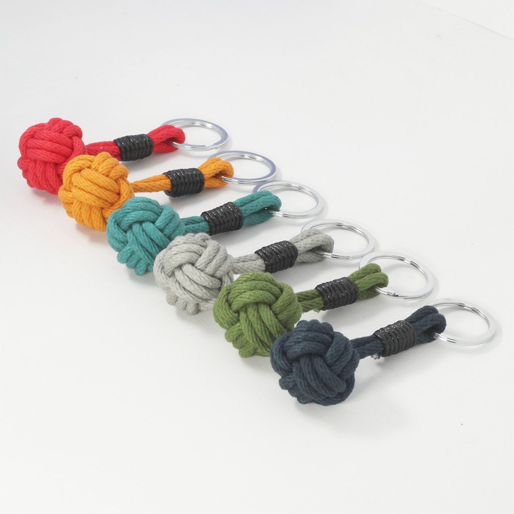 Crayon Chick | nautical knot keyring