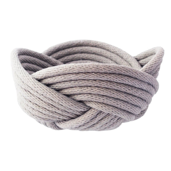 Crayon Chick | weave bowl | smoke grey | medium