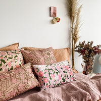 Dancing With Juniper | betty linen cushion - bed