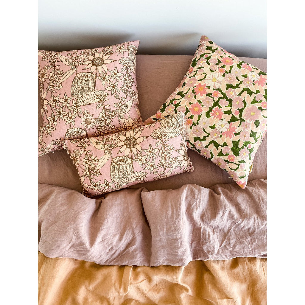 Dancing With Juniper | cecil linen cushion - bed