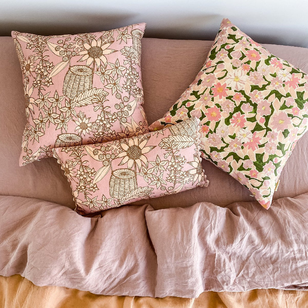 Dancing With Juniper | maggie linen cushion - bed