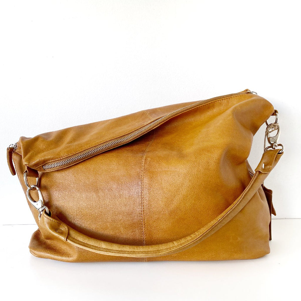 Dusky Robin | adele leather bag | tan