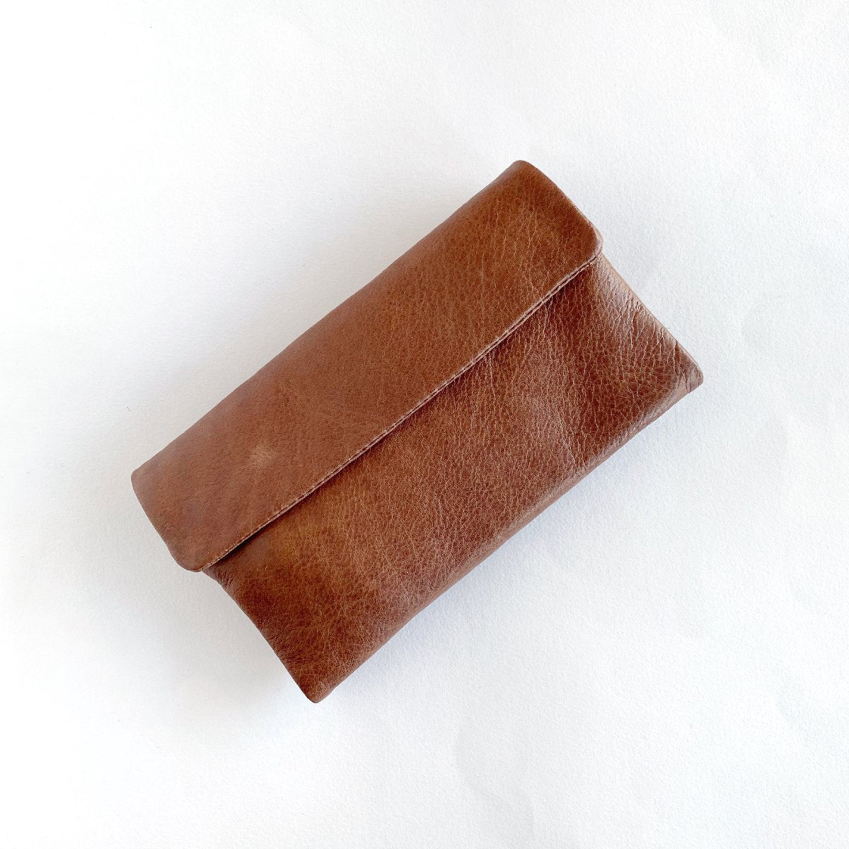 Dusky Robin | chloe leather purse | brown
