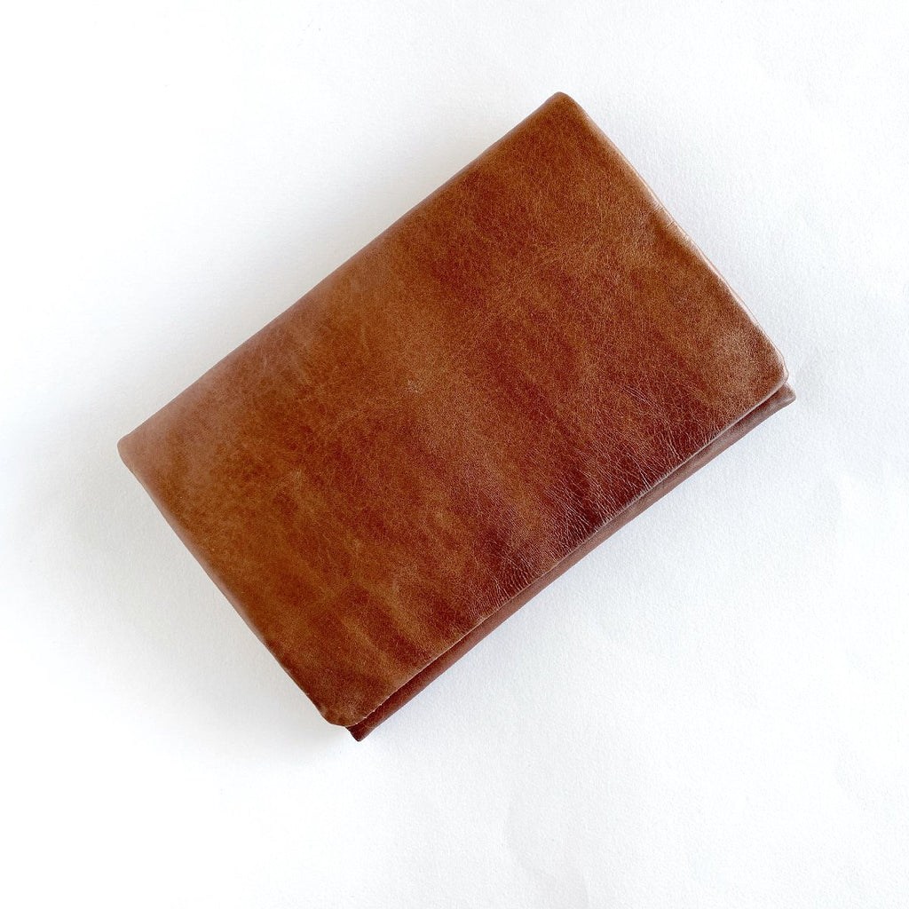 Dusky Robin | emily leather purse | brown
