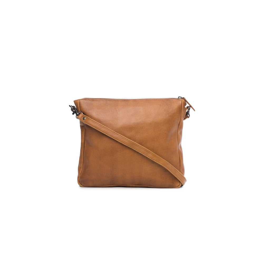 mondocherry - Dusky Robin | hazel leather bag | tan