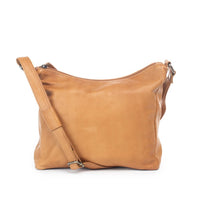 mondocherry - Dusky Robin | mae leather bag | tan - strap
