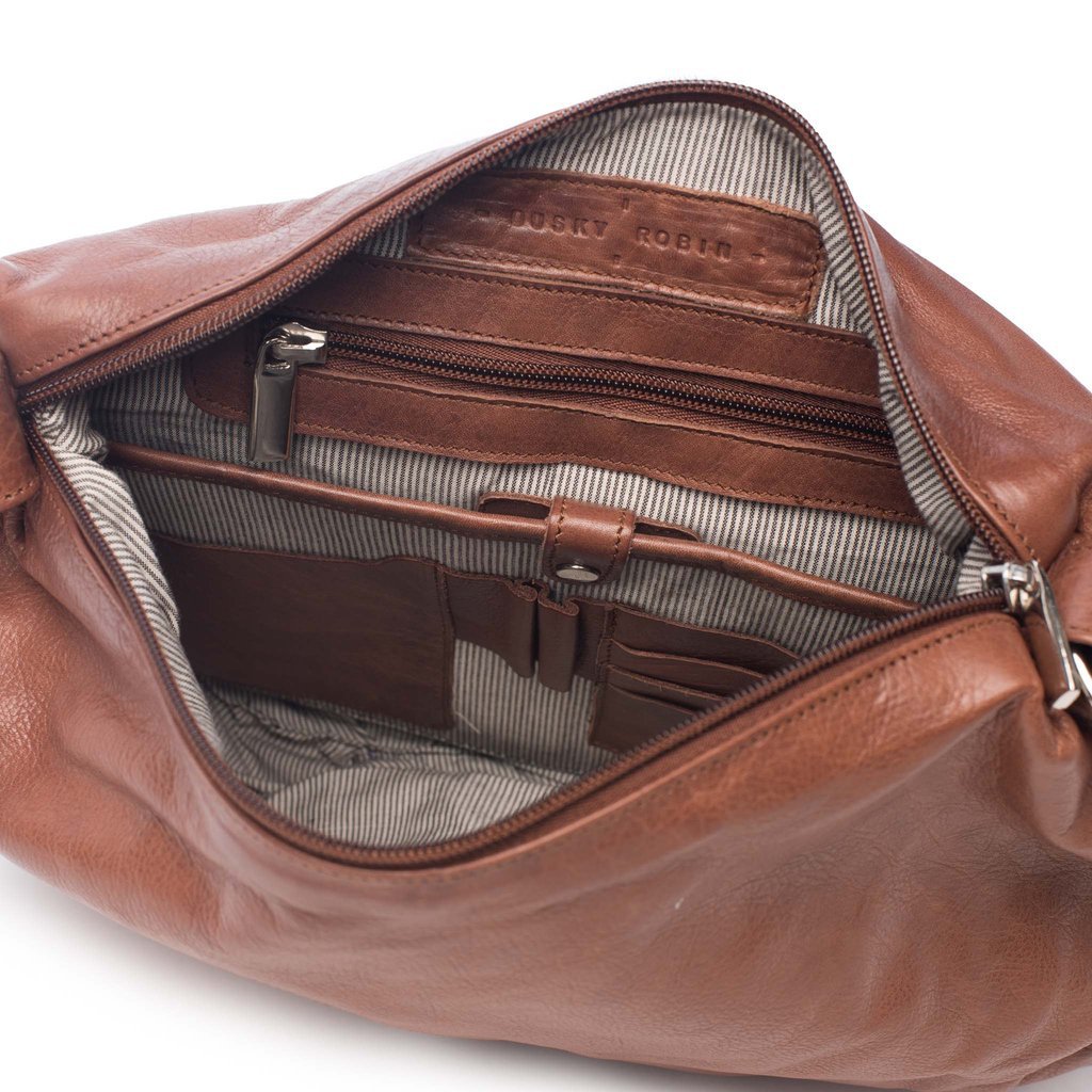 Dusky Robin | meg leather bag - inside
