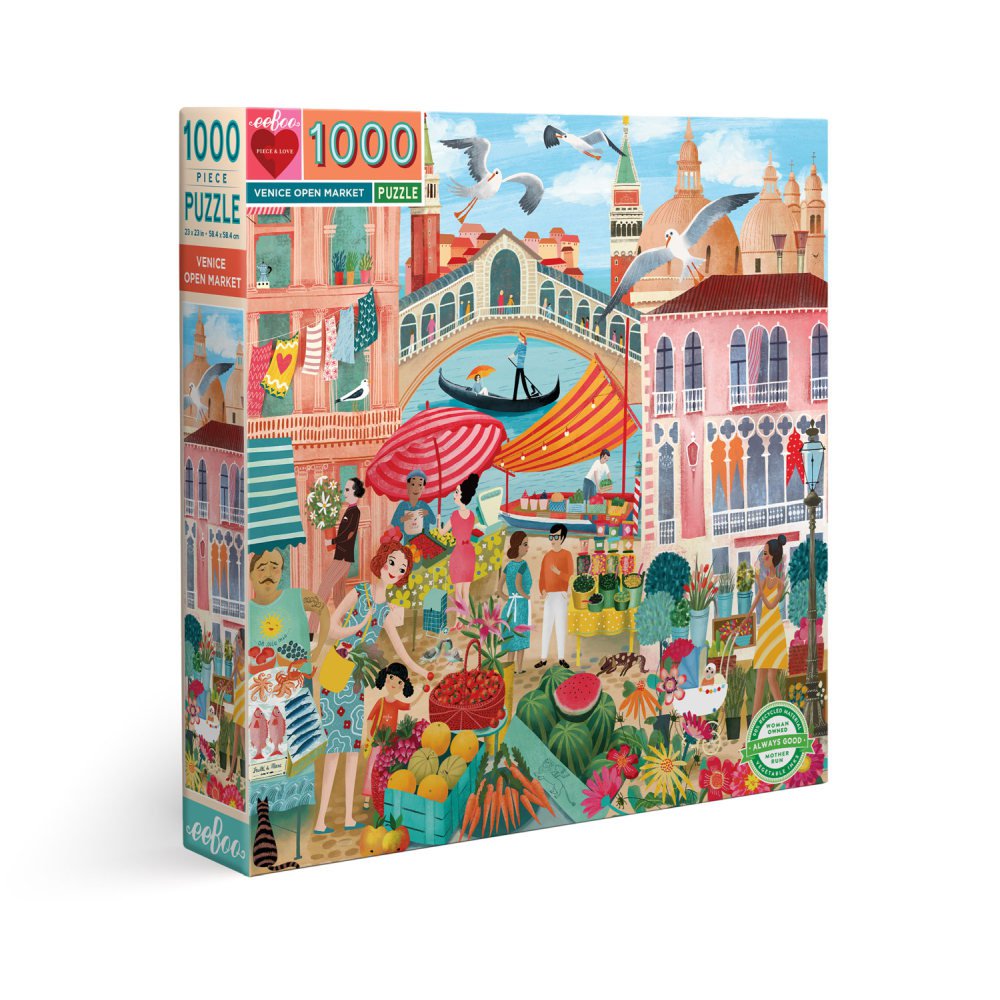 Eeboo | 1000 piece puzzle | Venice Market