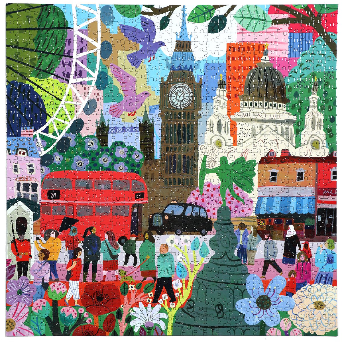 Eeboo | 1000 piece puzzle | London Life - complete