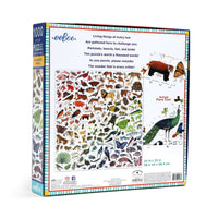 Eeboo | 1000 piece puzzle | Rainbow World - back