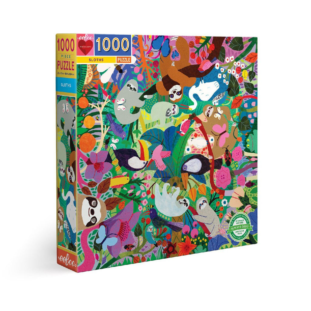 Eeboo | 1000 piece puzzle | Sloths