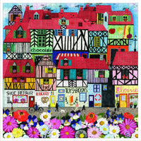 Eeboo | 1000 piece puzzle | Whimsical Village - complete