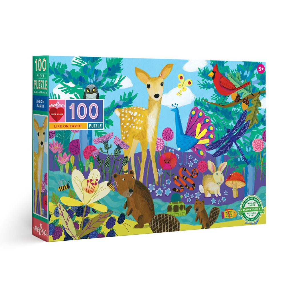 Eeboo | 100 piece puzzle | Life on Earth