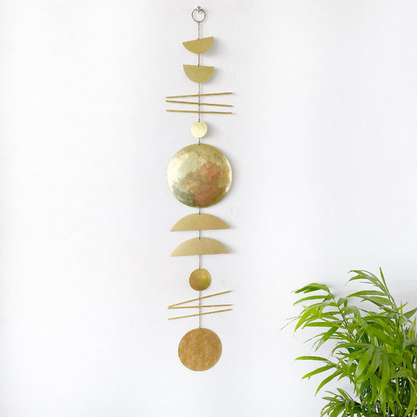 Electric Sun Creatives | "wall hanging 16" | brass wall hanging