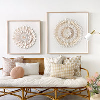 mondocherry - "gently blooming" paper artwork - sofa