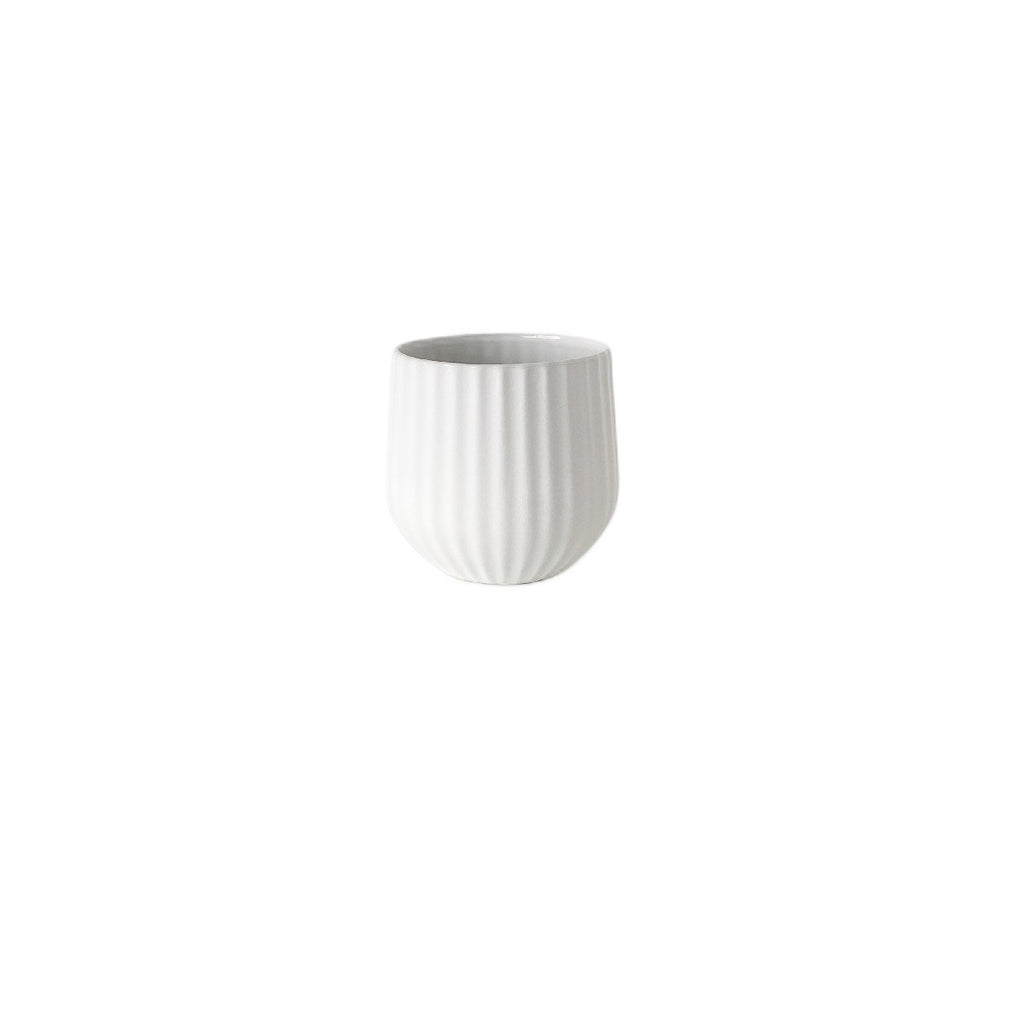 Flax | amity ceramic cup | 9cm | Snow White