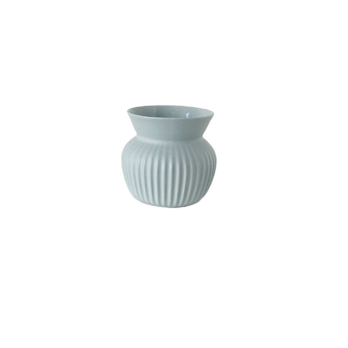Flax | amity ceramic vase | 11cm | duck egg