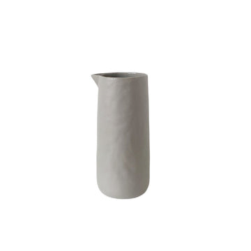 Flax | ceramic jug | 19cm | grey