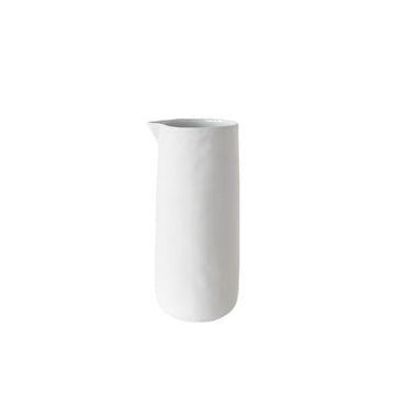 Flax | ceramic jug | 19cm | snow white