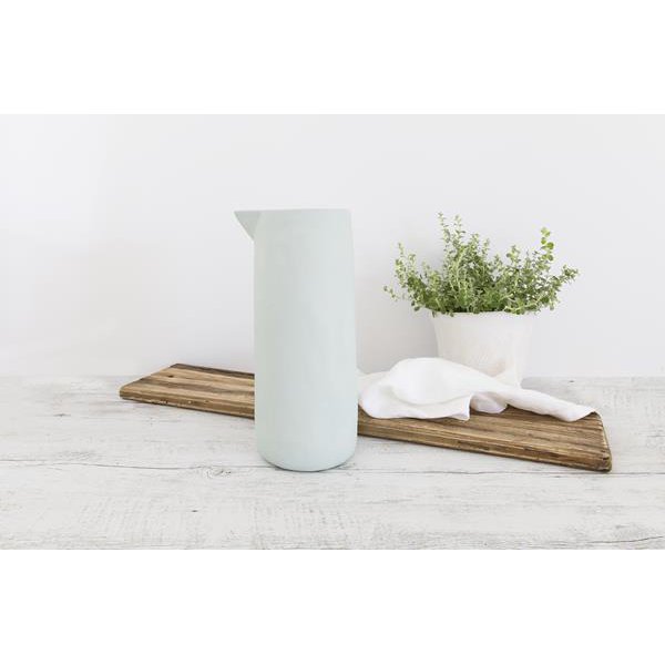 Flax | ceramic jug | 30cm | duck egg - table