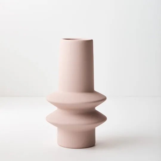 Floral Interiors | lucena ceramic vase #3 | light pink