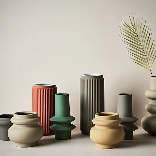 Floral Interiors | lucena ceramic vase #3 | mint green - styled