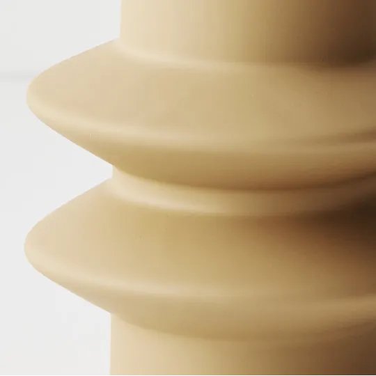 Floral Interiors | lucena ceramic vase #3 | mustard - close