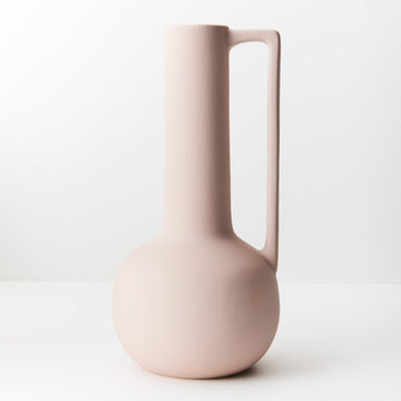 Floral Interiors | lucena ceramic vase | light pink | large