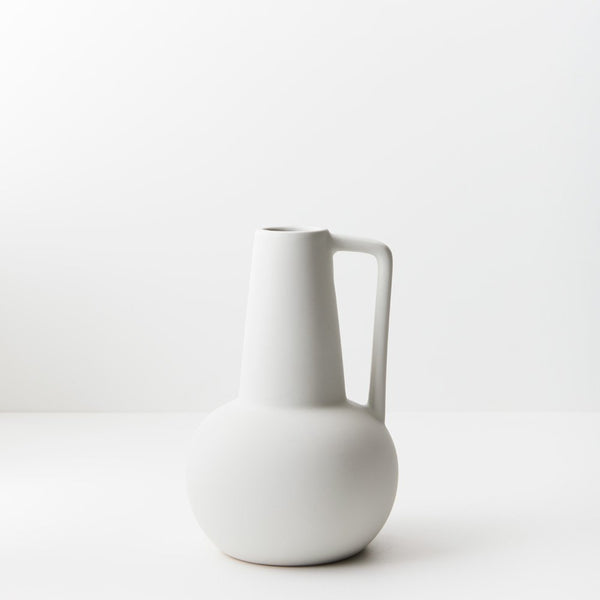 Floral Interiors | lucena vase | white | small