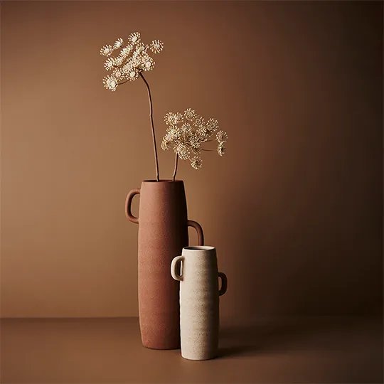 Floral Interiors | mona vase #3 | almond - styled