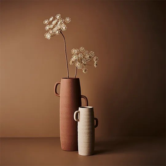 Floral Interiors | mona vase #3 | almond - styled