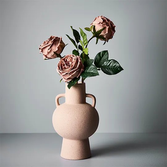 Floral Interiors | mona vase #4 | almond - flowers