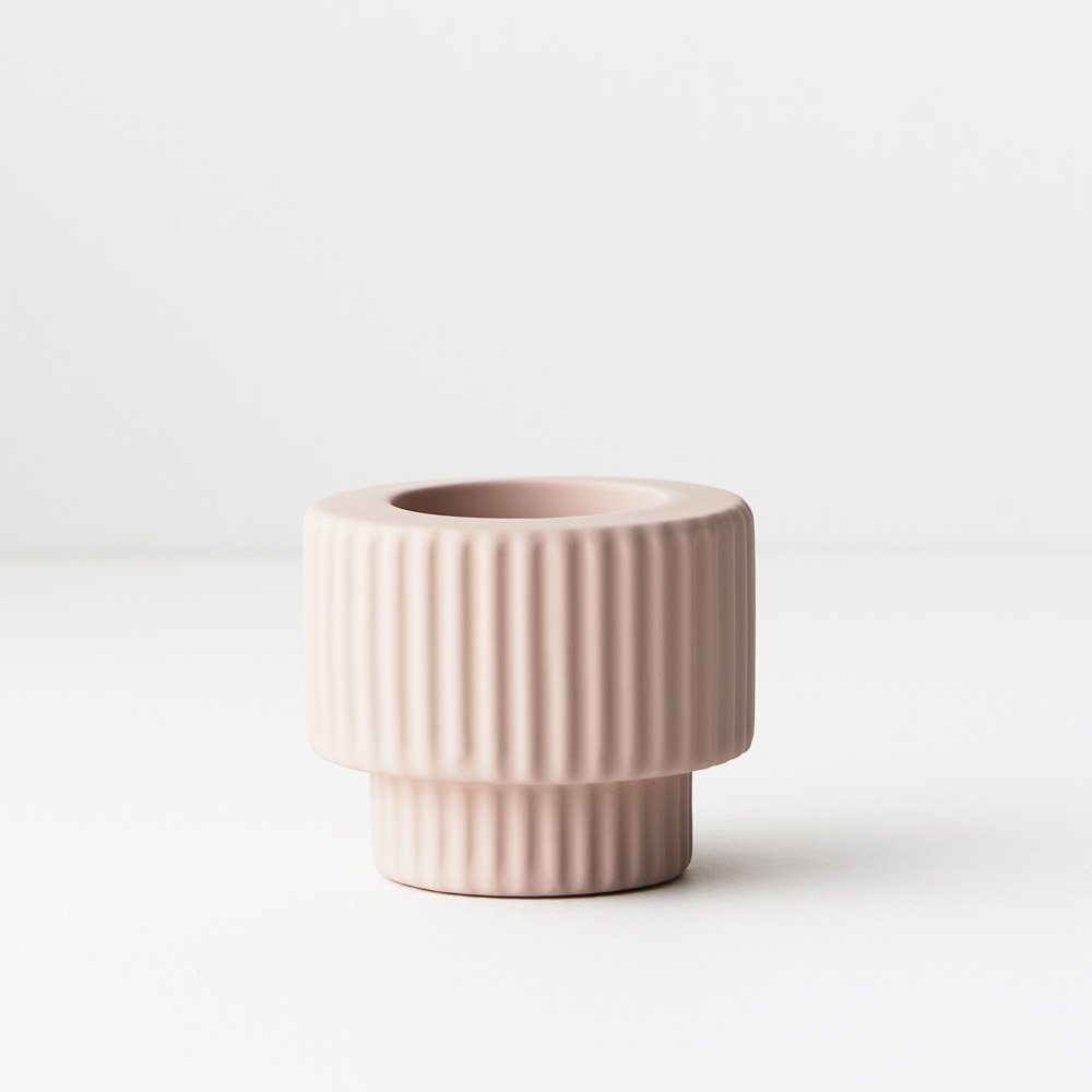 Floral Interiors | palina candle holder #2 | light pink