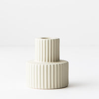 Floral Interiors | palina candle holder #1 | ivory