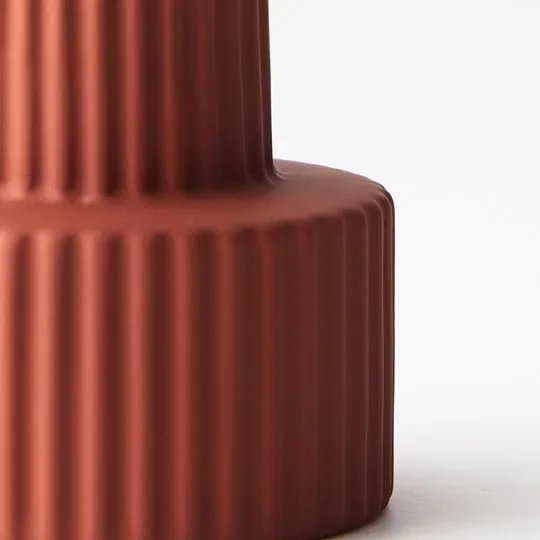 Floral Interiors | palina candle holder #1 | terracotta - close