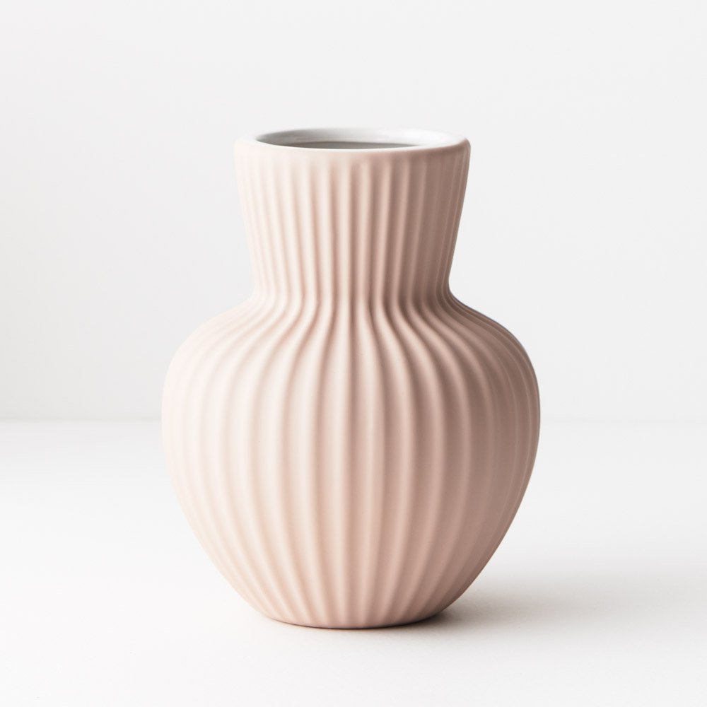 Floral Interiors | palina ceramic vase #1 | light pink
