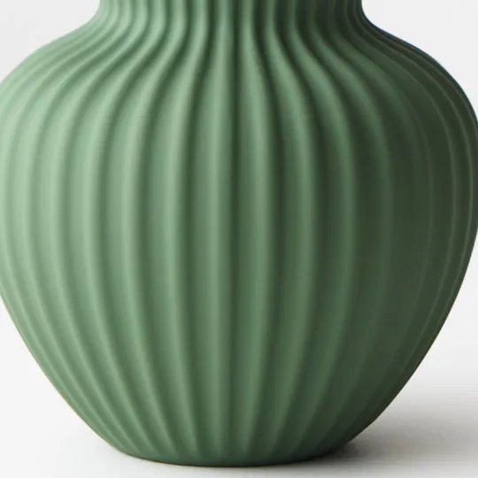 Floral Interiors | palina ceramic vase #1 | mint green - close