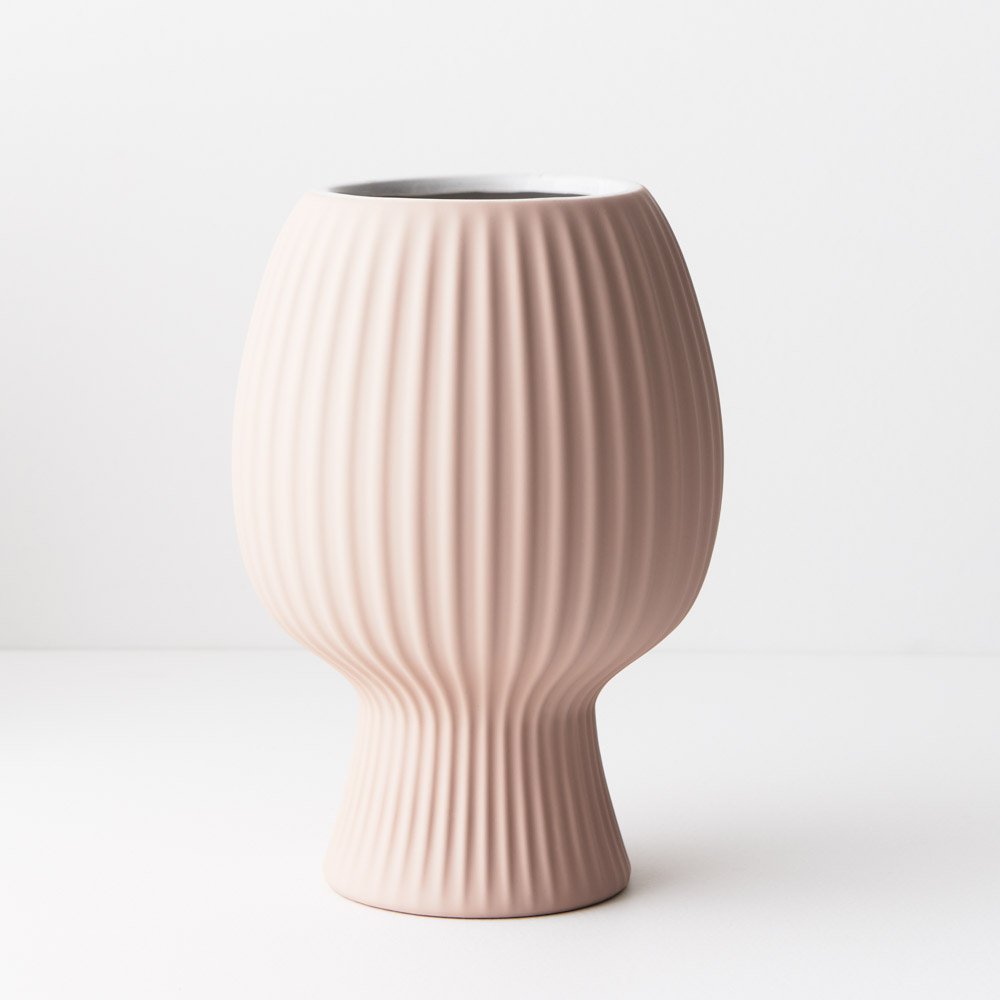 Floral Interiors | palina ceramic vase #2 | light pink