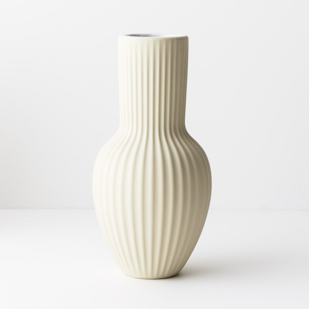 mondocherry - Floral Interiors | palina ceramic vase #3 | ivory