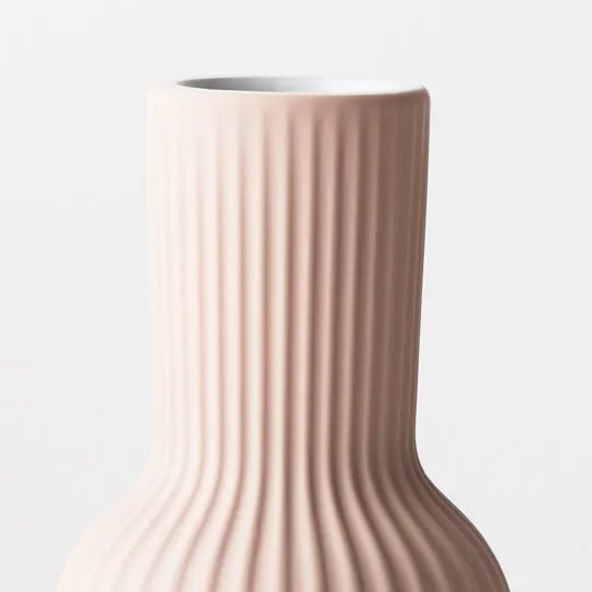Floral Interiors | palina ceramic vase #3 | light pink - close