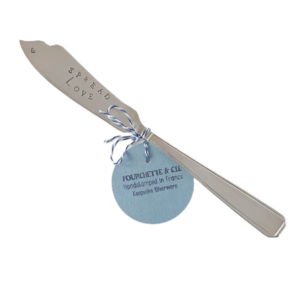 mondocherry - antique silverware butter knife | "spread love"