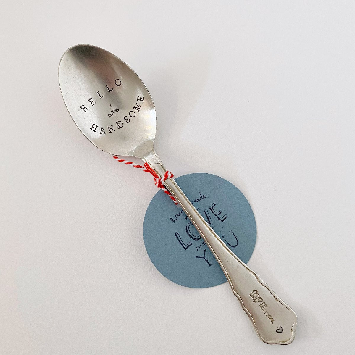 antique silverware desert spoon | "hello handsome"