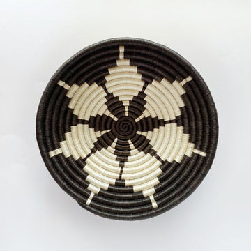 "Hope" African woven bowl | medium | black #2